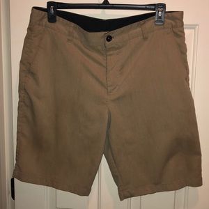 Khaki shorts by faded glory